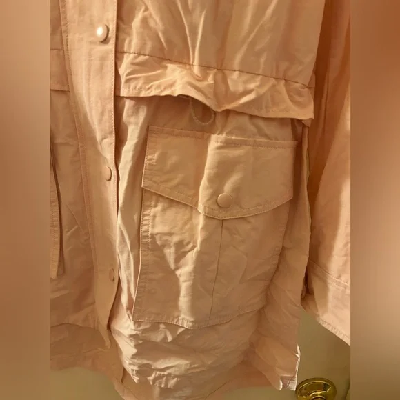 Pink J Crew raincoat XS NWT - Picture 2 of 4